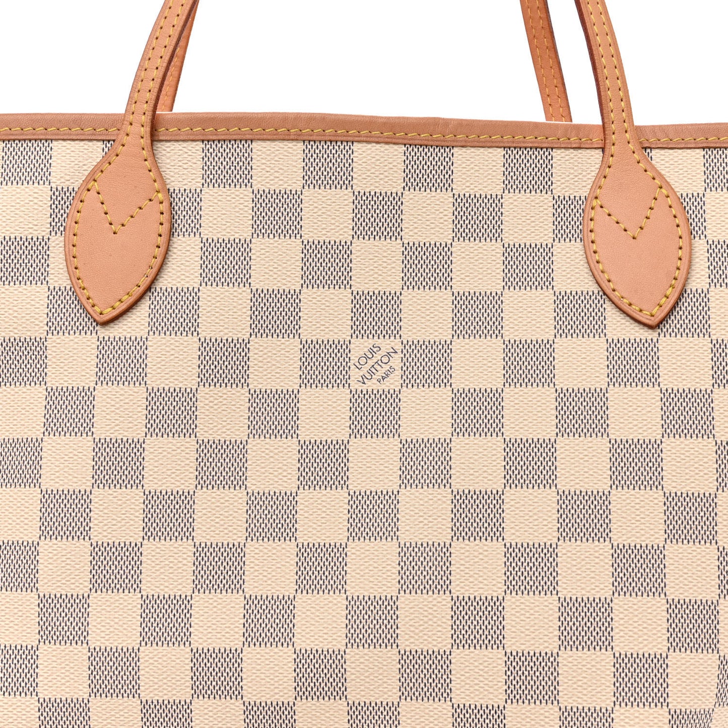 Damier Azur Neo Neverfull MM Rose Ballerine