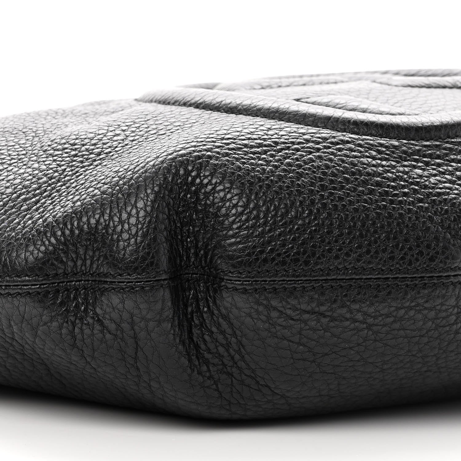 Gucci Pebbled Calfskin Medium Soho Hobo Black 9 of 11