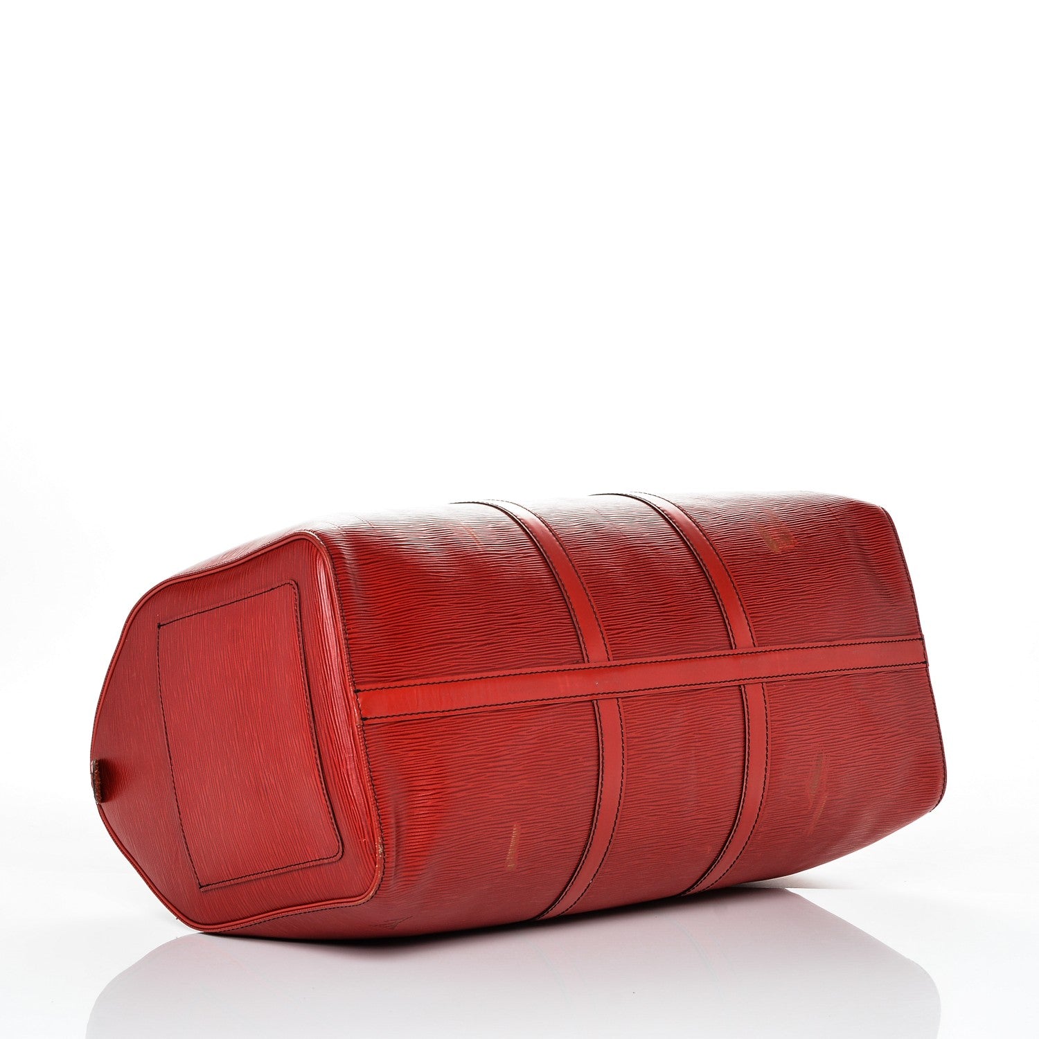 Louis Vuitton Epi Keepall 50 Castillan Red 4 of 10