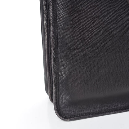 Prada Saffiano Cuir Double Handle Tote Baltico 17 of 22