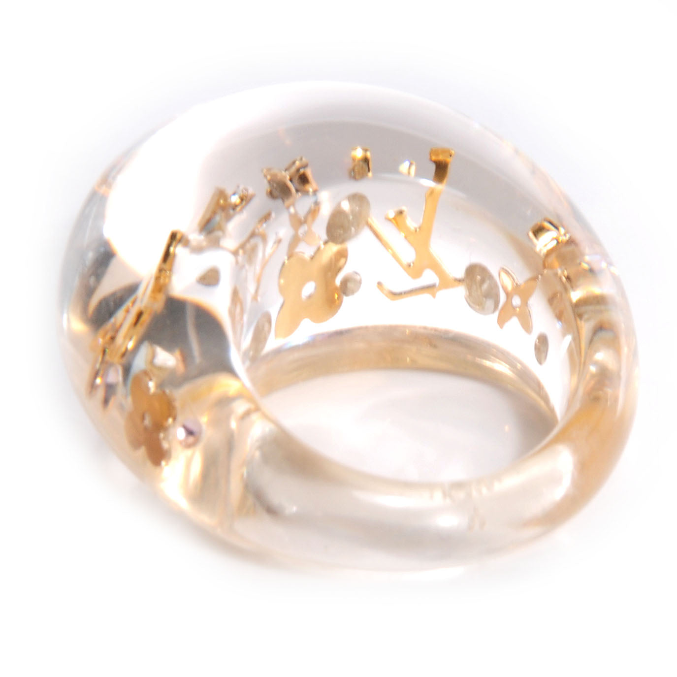Inclusion Ring Transparent 6.5
