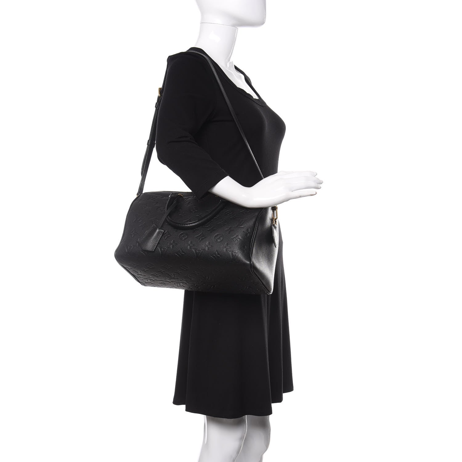Louis Vuitton Empreinte Speedy Bandouliere 30 NM Black 2 of 10