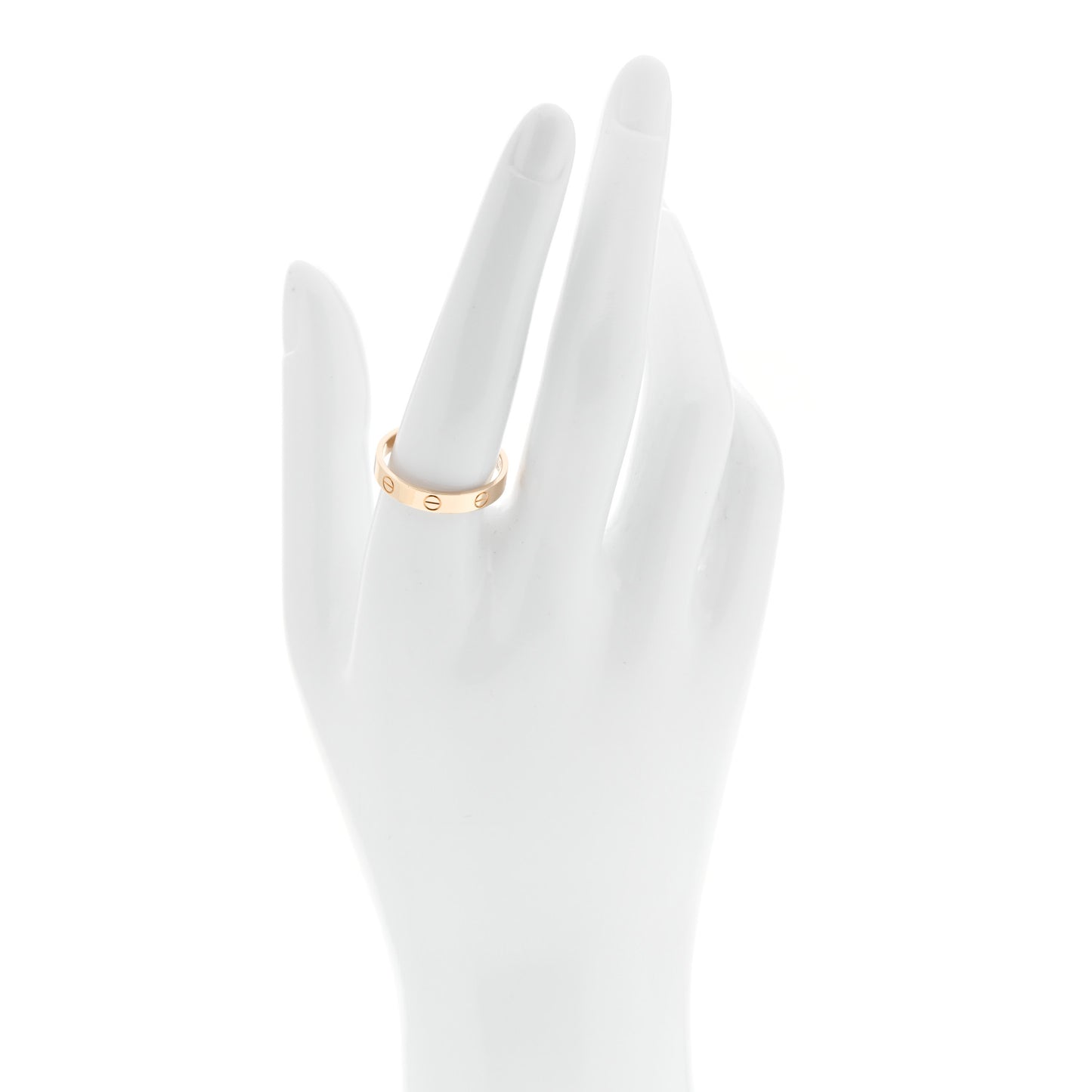 18K Yellow Gold 3.5mm LOVE Wedding Band Ring 59 8.75