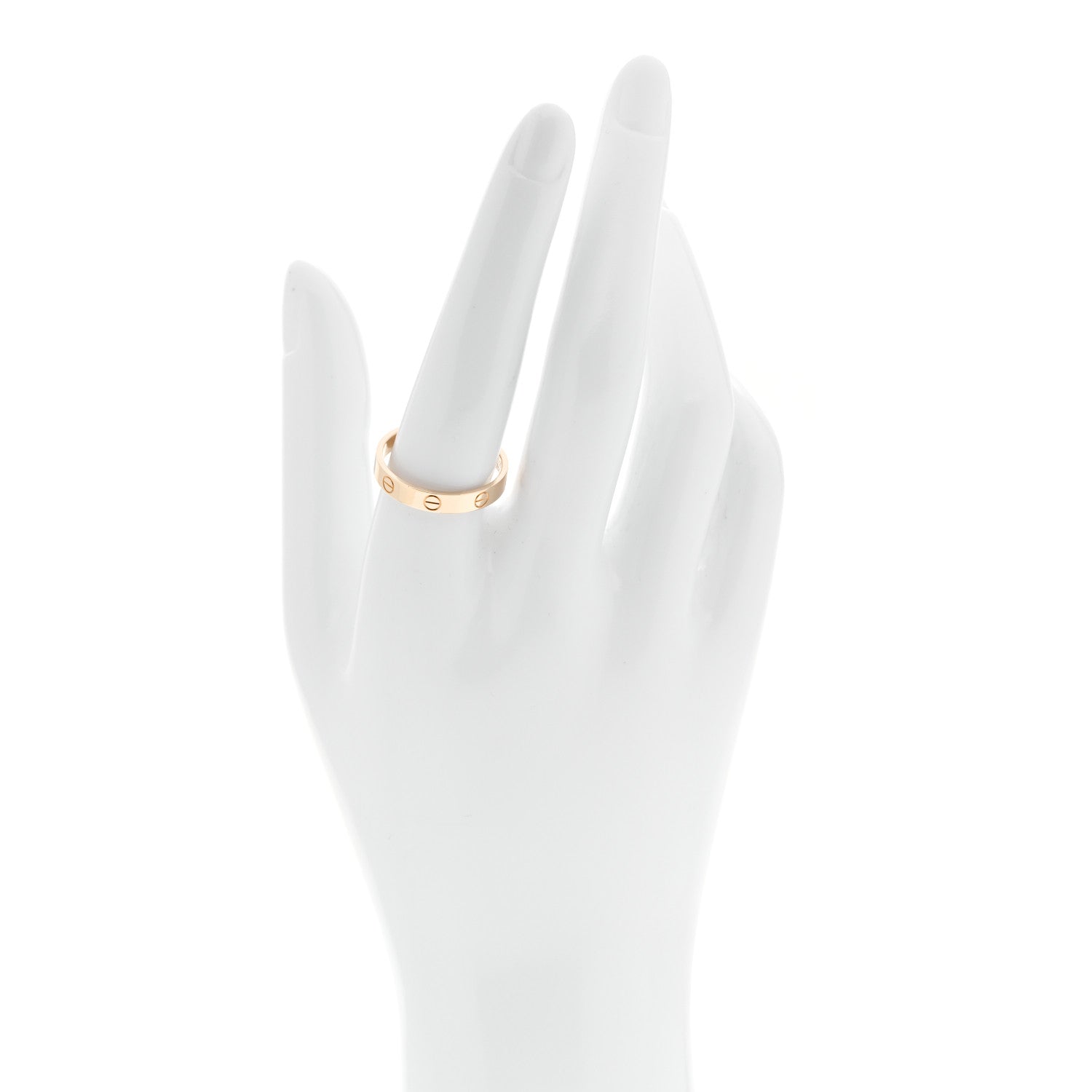 Cartier 18K Yellow Gold 3.5mm LOVE Wedding Band Ring 59 8.75 2 of 5