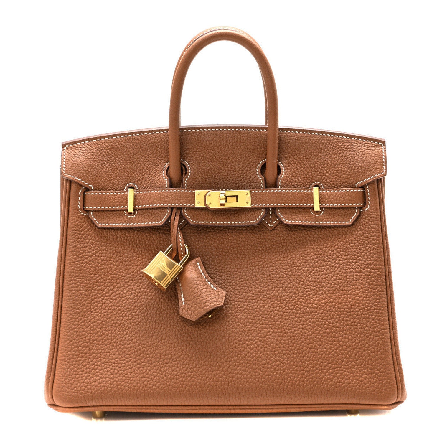 Hermes Togo Birkin 25 Gold 1 of 10