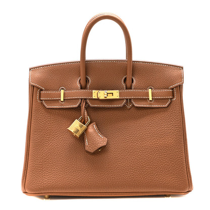 Hermes Togo Birkin 25 Gold 1 of 10