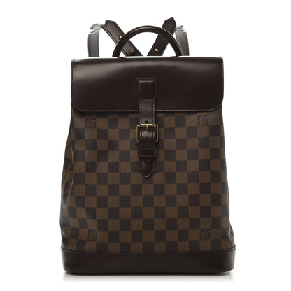 Louis Vuitton Damier Ebene Soho Backpack 1 of 8