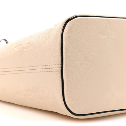 Louis Vuitton Empreinte Monogram Giant Wild at Heart Neverfull MM Creme 9 of 10