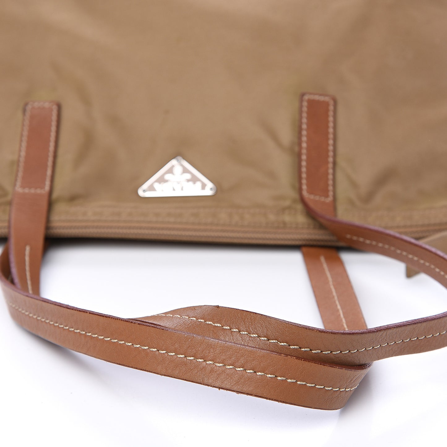 Tessuto Nylon Tote Cammello