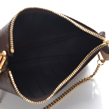 Louis Vuitton Monogram My LV Heritage Mini Pochette Accessories Black Blue Marine 6 of 8