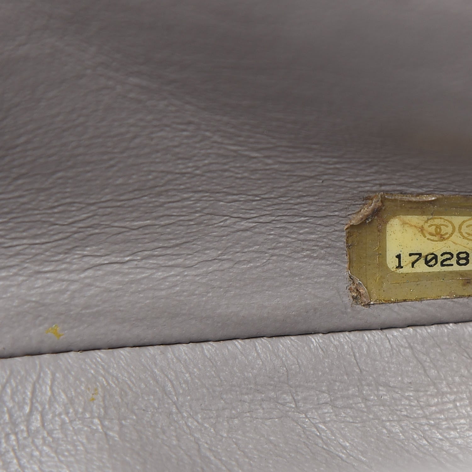 Chanel Striated Patent Quilted Mini Rectangular Flap Beige 9 of 10