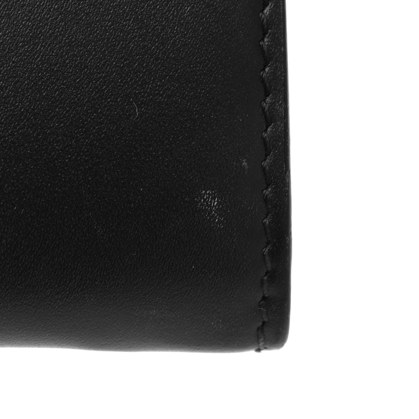 Smooth Calfskin Horizon Continental Wallet Black