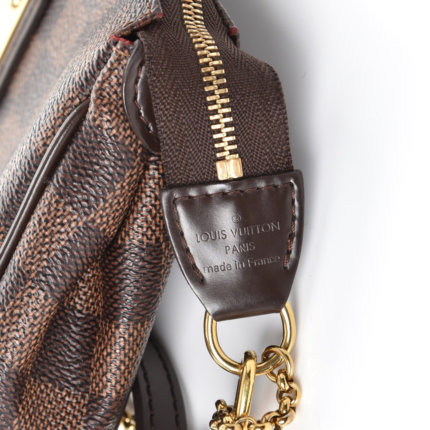 Louis Vuitton Damier Ebene Eva Clutch 6 of 8