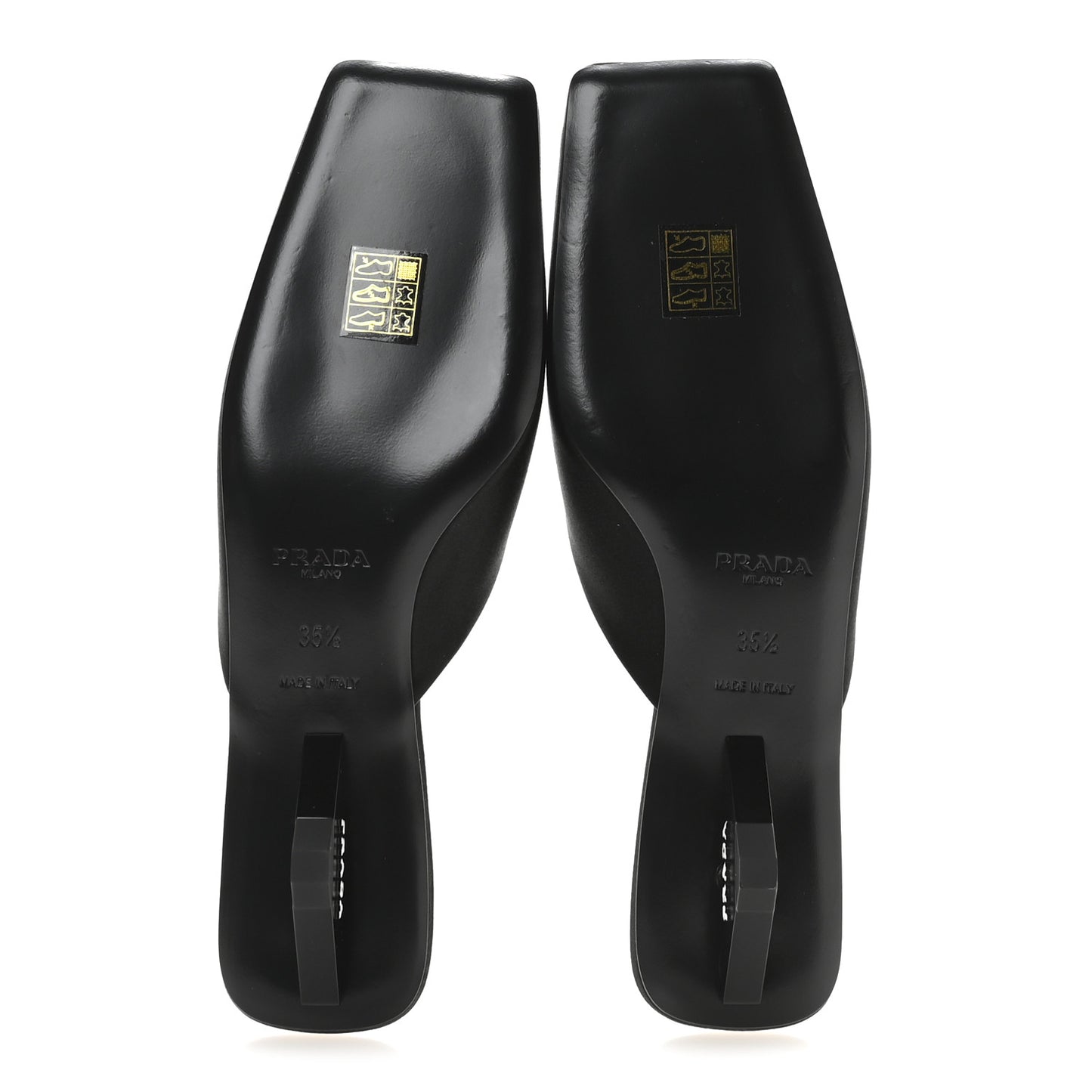 Satin Modellerie Mules 35.5 Black