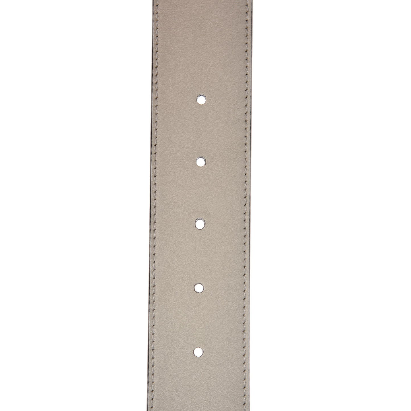 Calfskin Double G 40mm Belt 75 30 Mystic White