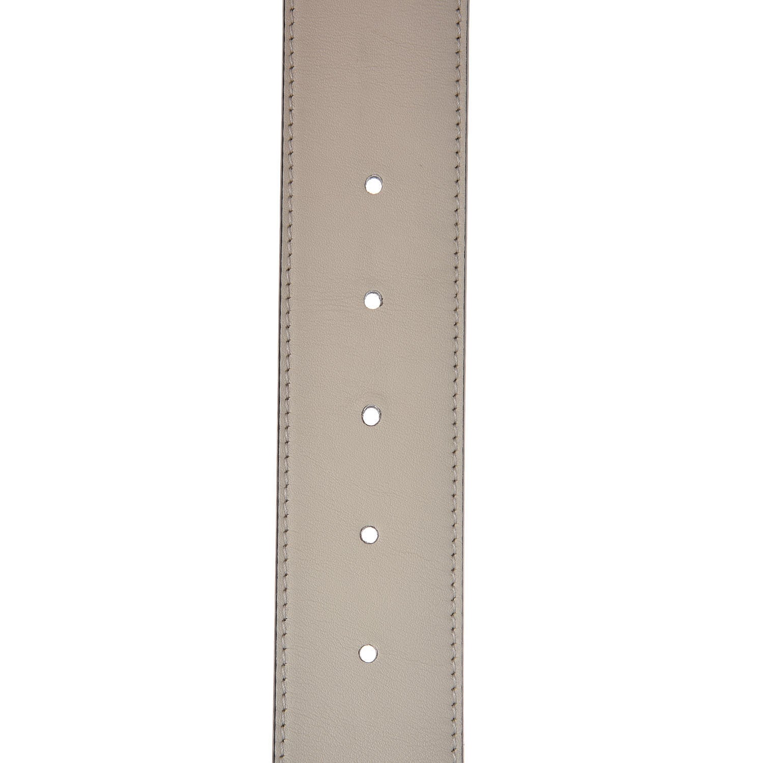 Gucci Calfskin Double G 40mm Belt 75 30 Mystic White 5 of 8