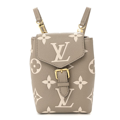Louis Vuitton Empreinte Monogram Giant Tiny Backpack Tourterelle Cream 1 of 9