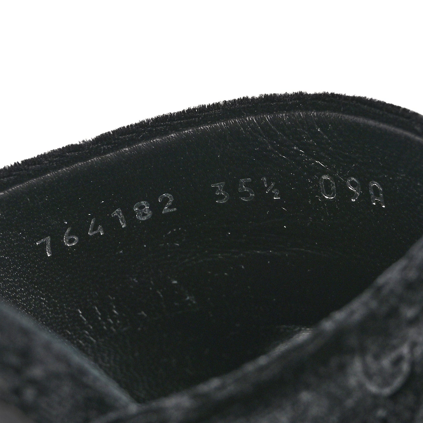 New Velvet Ashmir Regent Calfskin GG Monogram Square Toe Bow 45mm Slide Sandals 35.5 Black