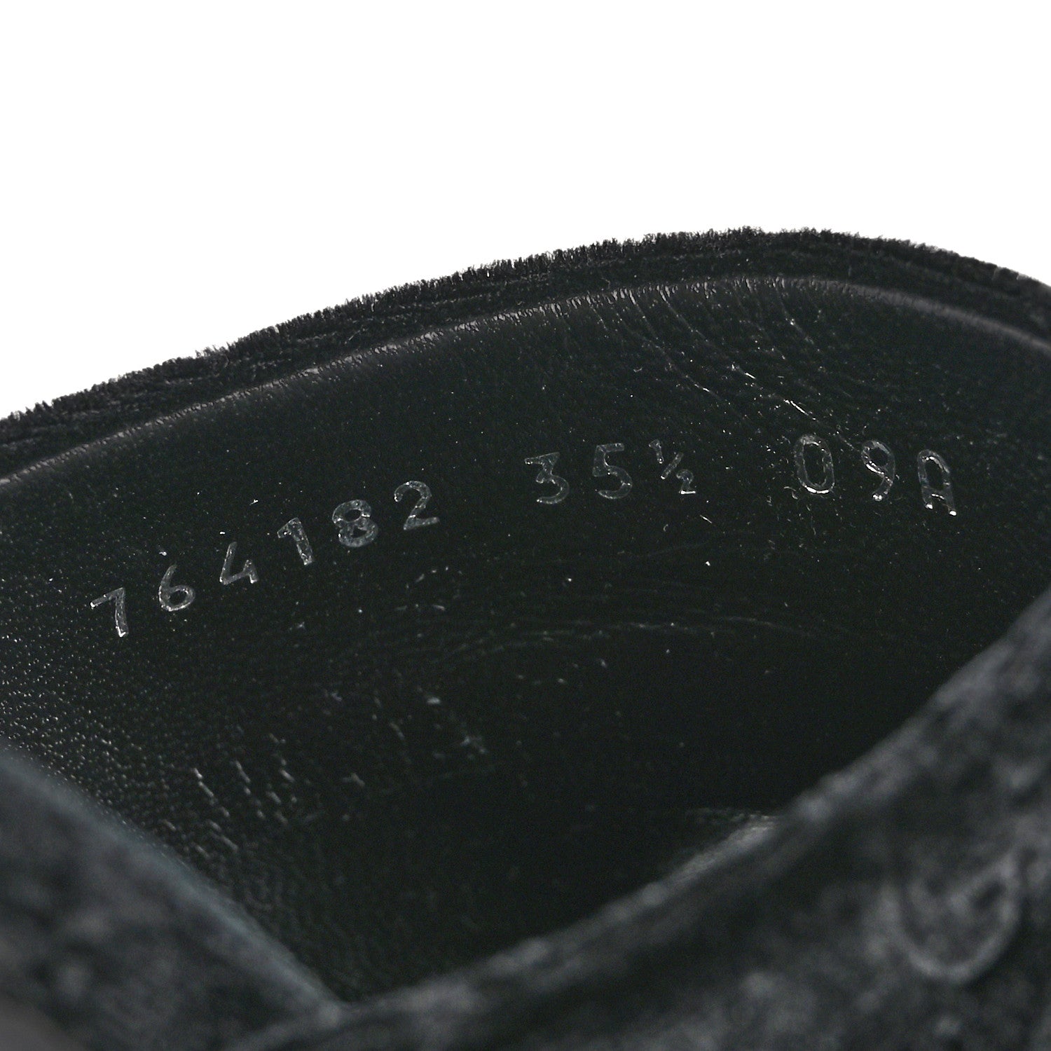 Gucci New Velvet Ashmir Regent Calfskin GG Monogram Square Toe Bow 45mm Slide Sandals 35.5 Black 9 of 10