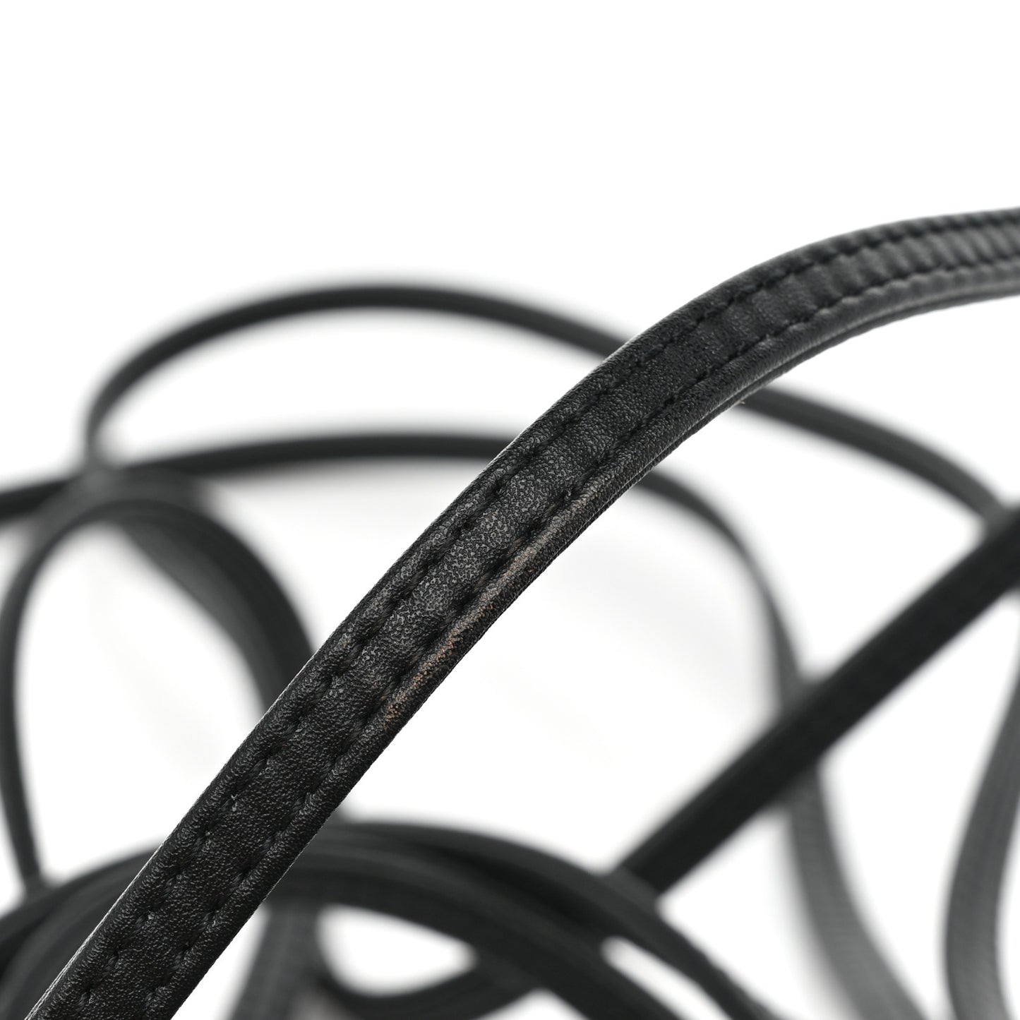 Vegan Leather Small Shopping Bag Black