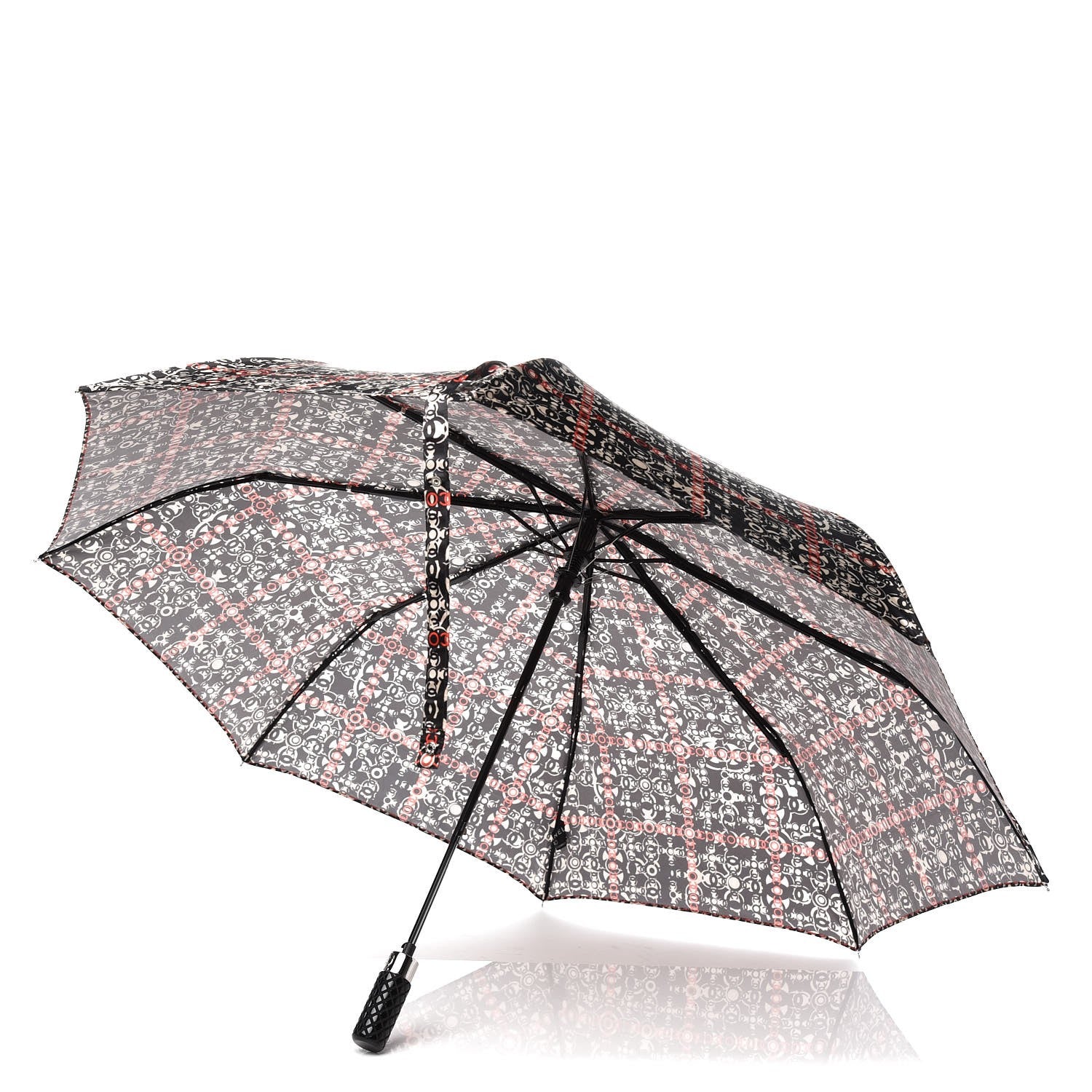 Chanel CC Umbrella with Patent Quilted Carrier Black 4 of 9