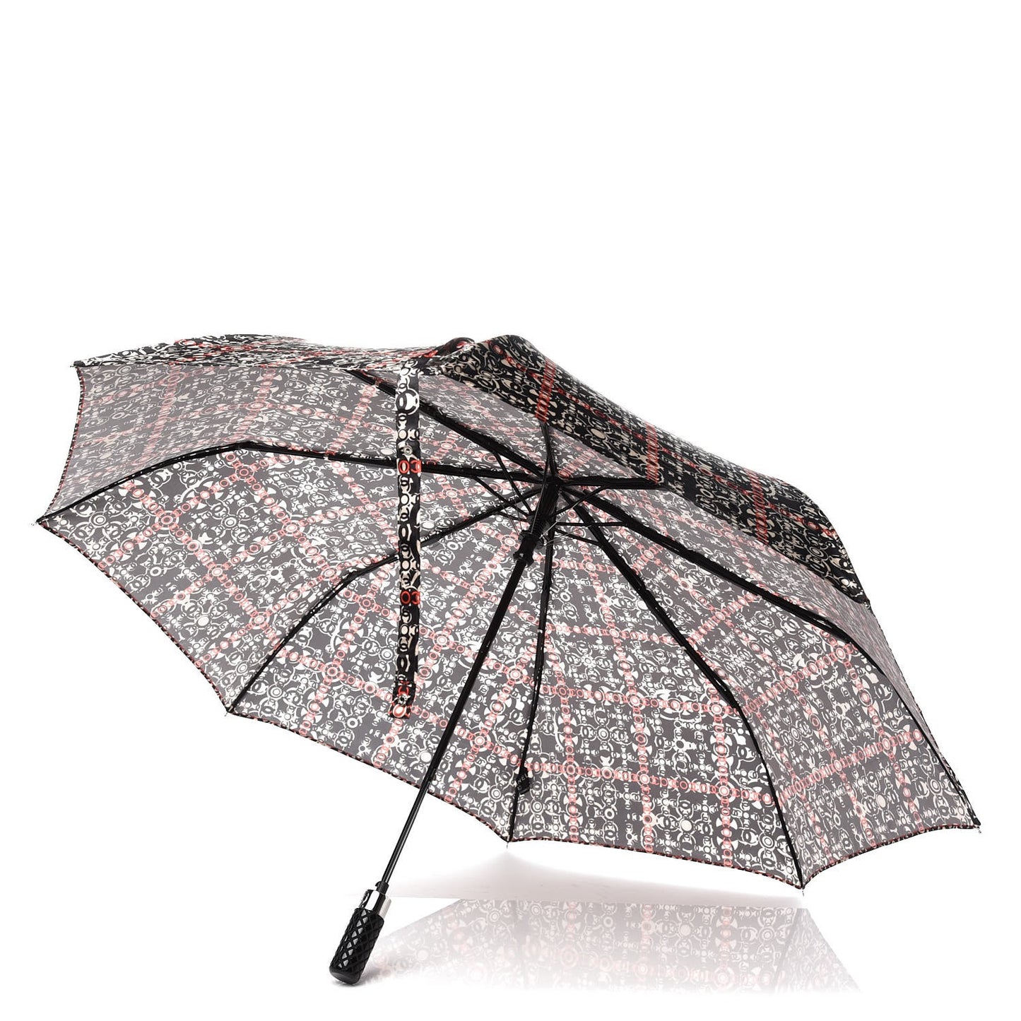 CC Umbrella with Patent Quilted Carrier Black