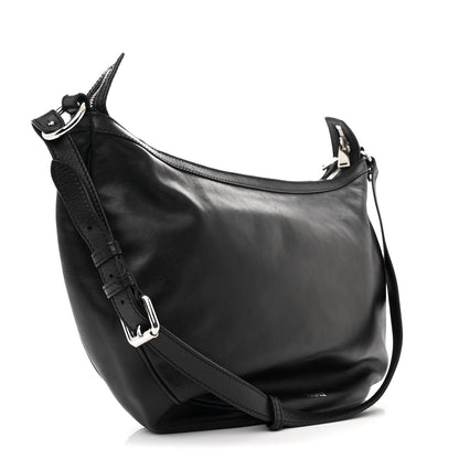 Versace Calfskin Medium Repeat Zip Hobo Black 3 of 11