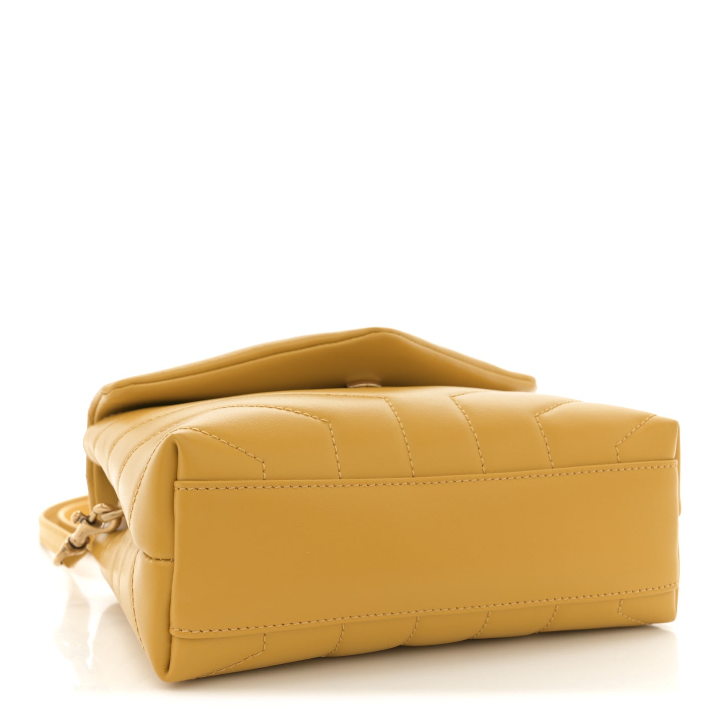 Calfskin Y Quilted Monogram Toy Loulou Crossbody Bag Saffran