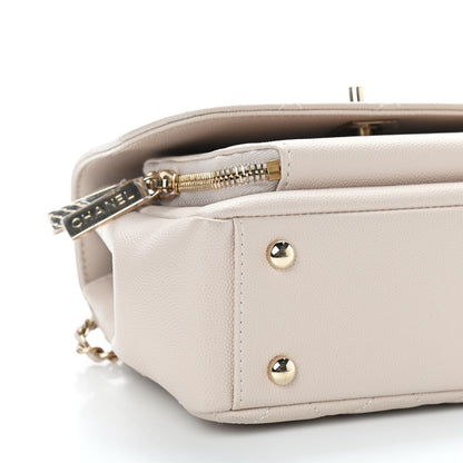 Chanel Caviar Quilted Small Business Affinity Flap Beige 7 of 8
