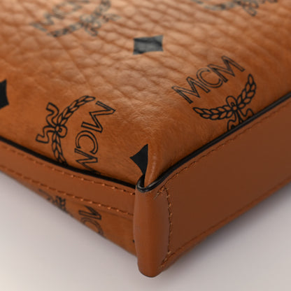 MCM Visetos Essential Crossbody Bag Cognac 9 of 10