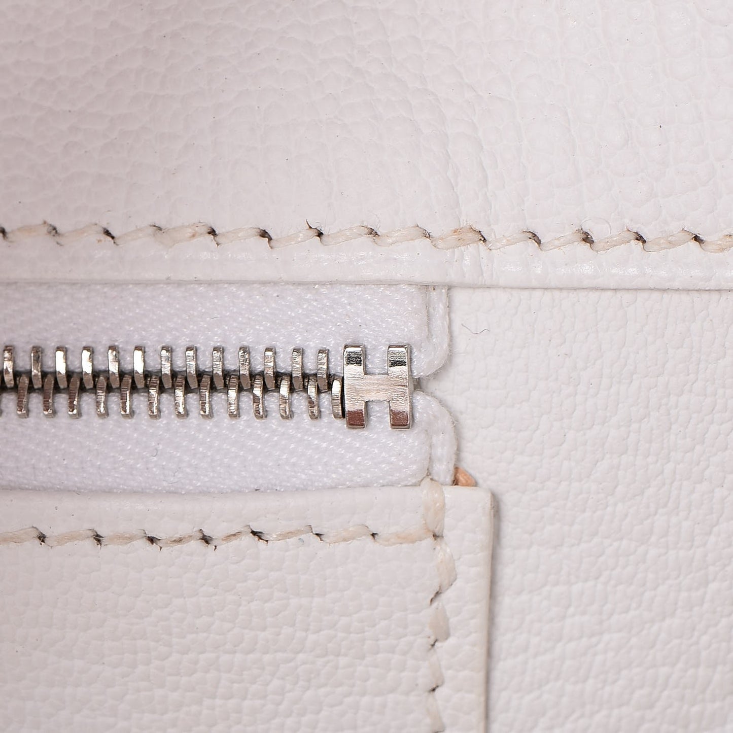 Taurillon Clemence Birkin 35 White