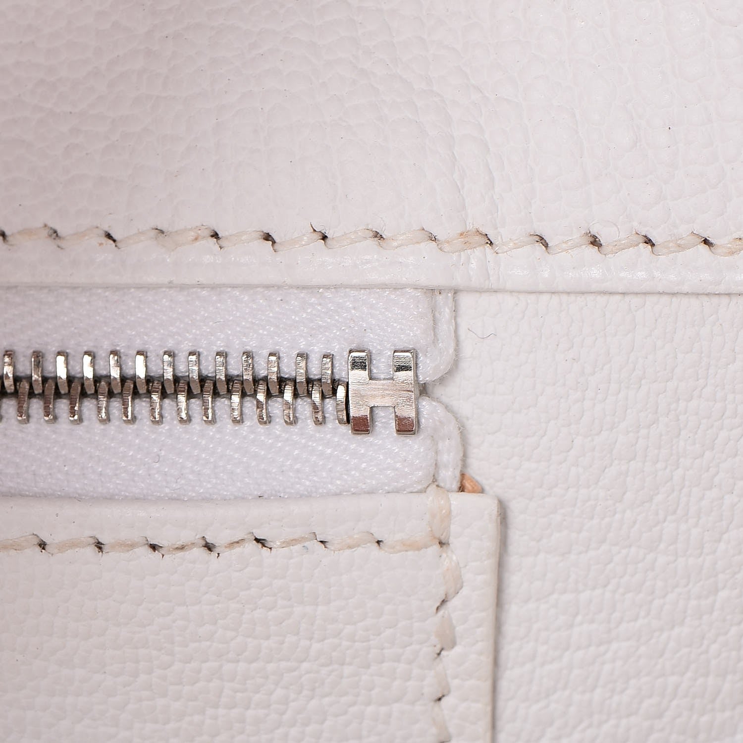Hermes Taurillon Clemence Birkin 35 White 13 of 33