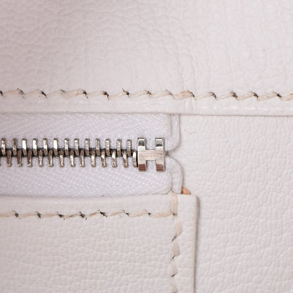 Hermes Taurillon Clemence Birkin 35 White 13 of 33