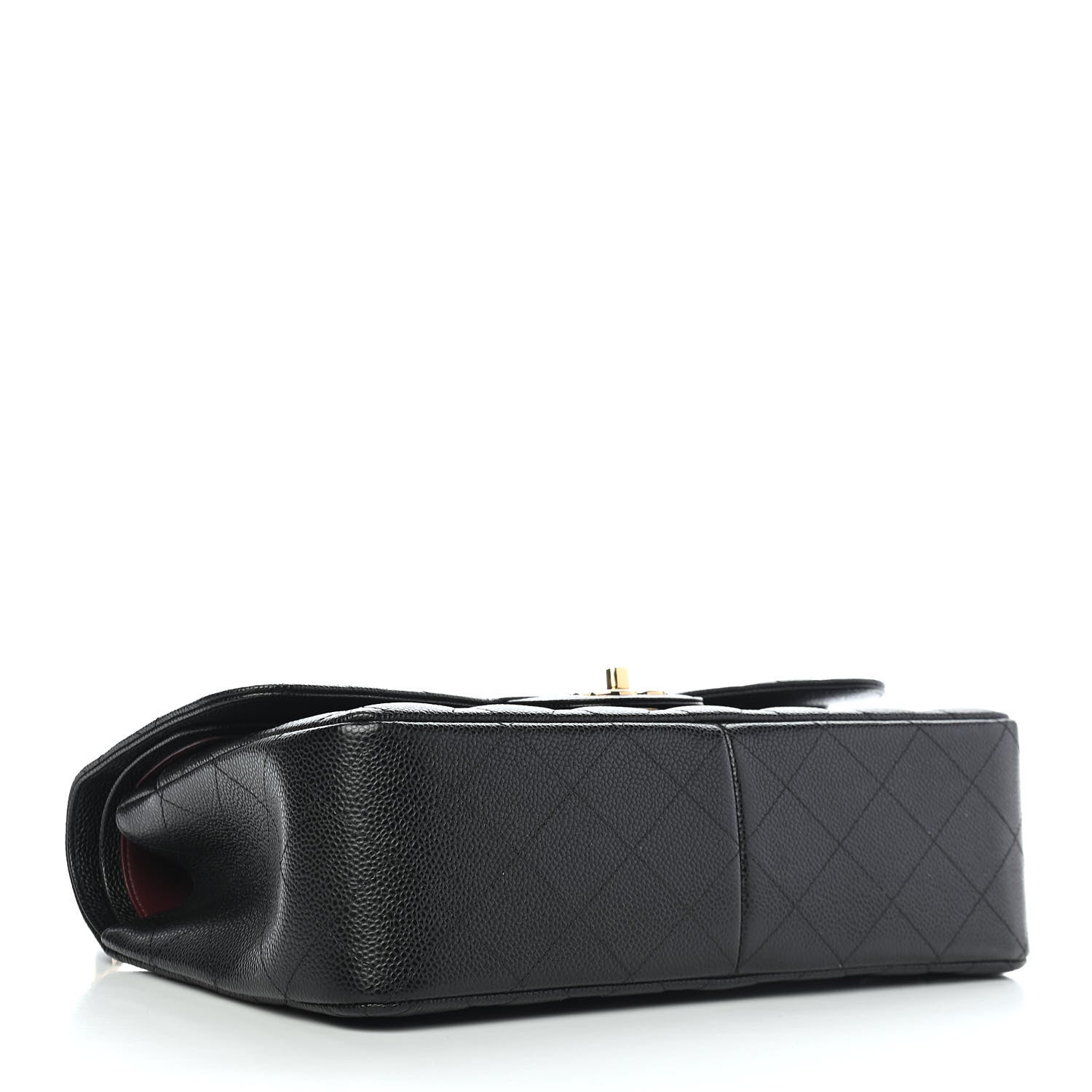 Chanel Caviar Quilted Jumbo Double Flap Black 3 of 7