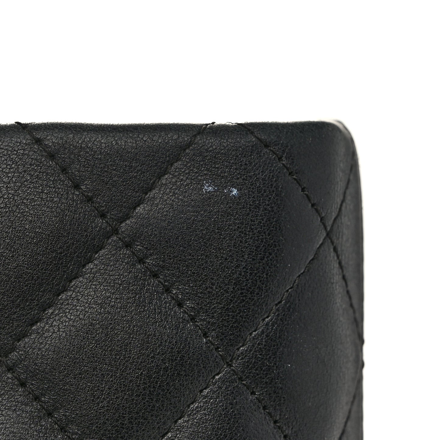 Calfskin Quilted Large Cambon Tote Black