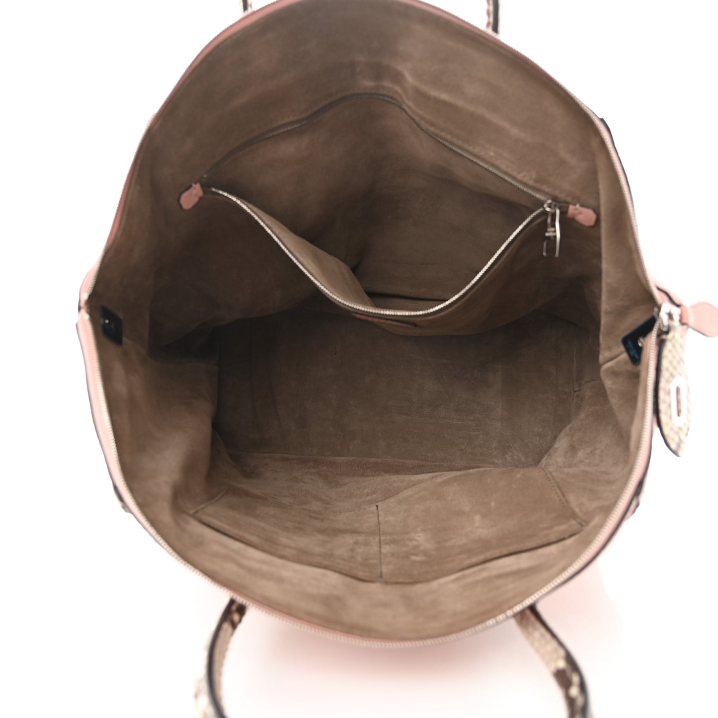 Veau Cachemire Snakeskin Soft Lockit MM Magnolia