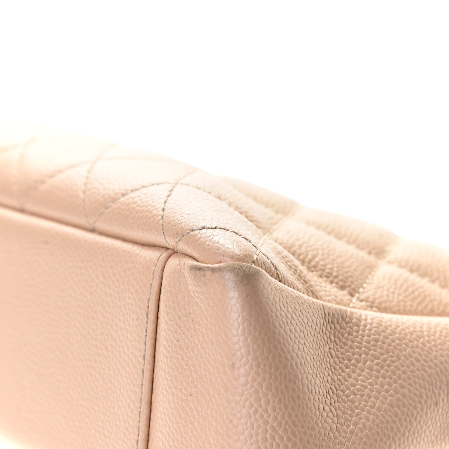 Chanel Caviar Quilted Grand Shopping Tote GST Beige 10 of 10