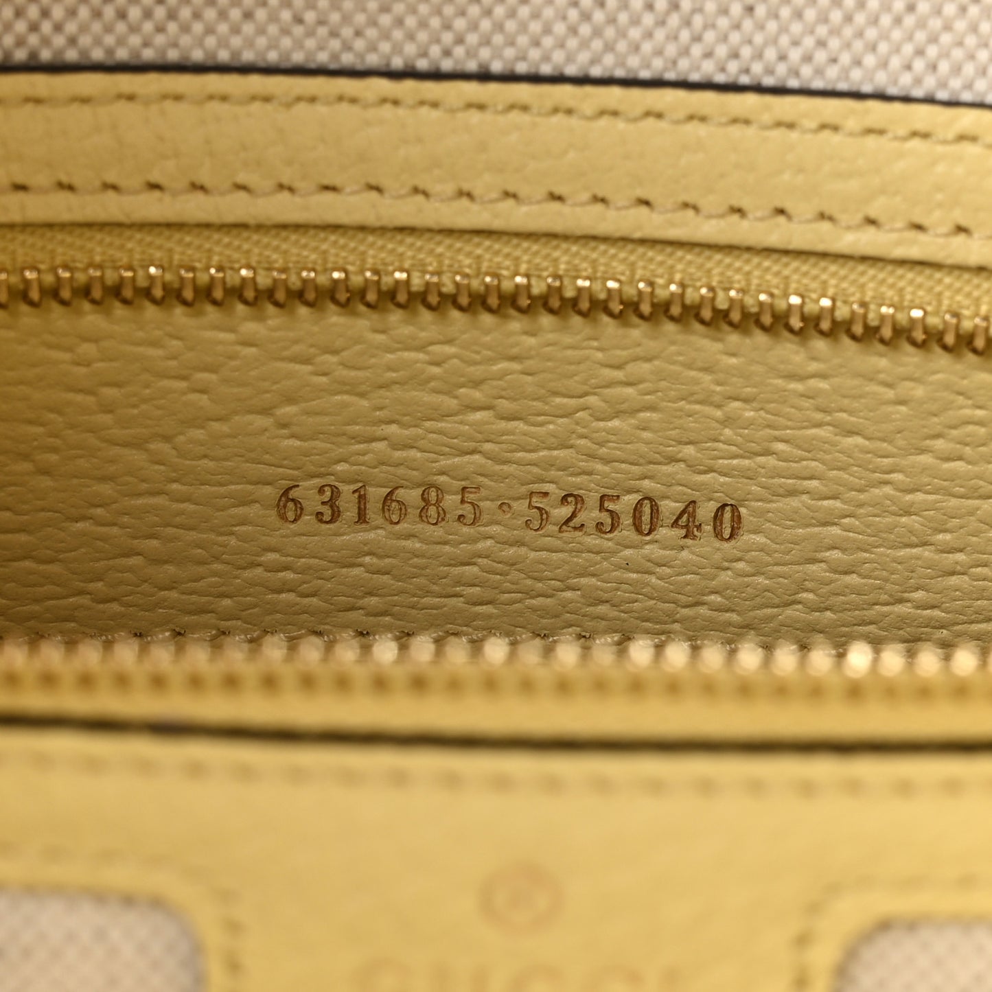 Monogram Jumbo GG Textured Dollar Calfskin Medium Ophidia Shopping Tote Beige Banana