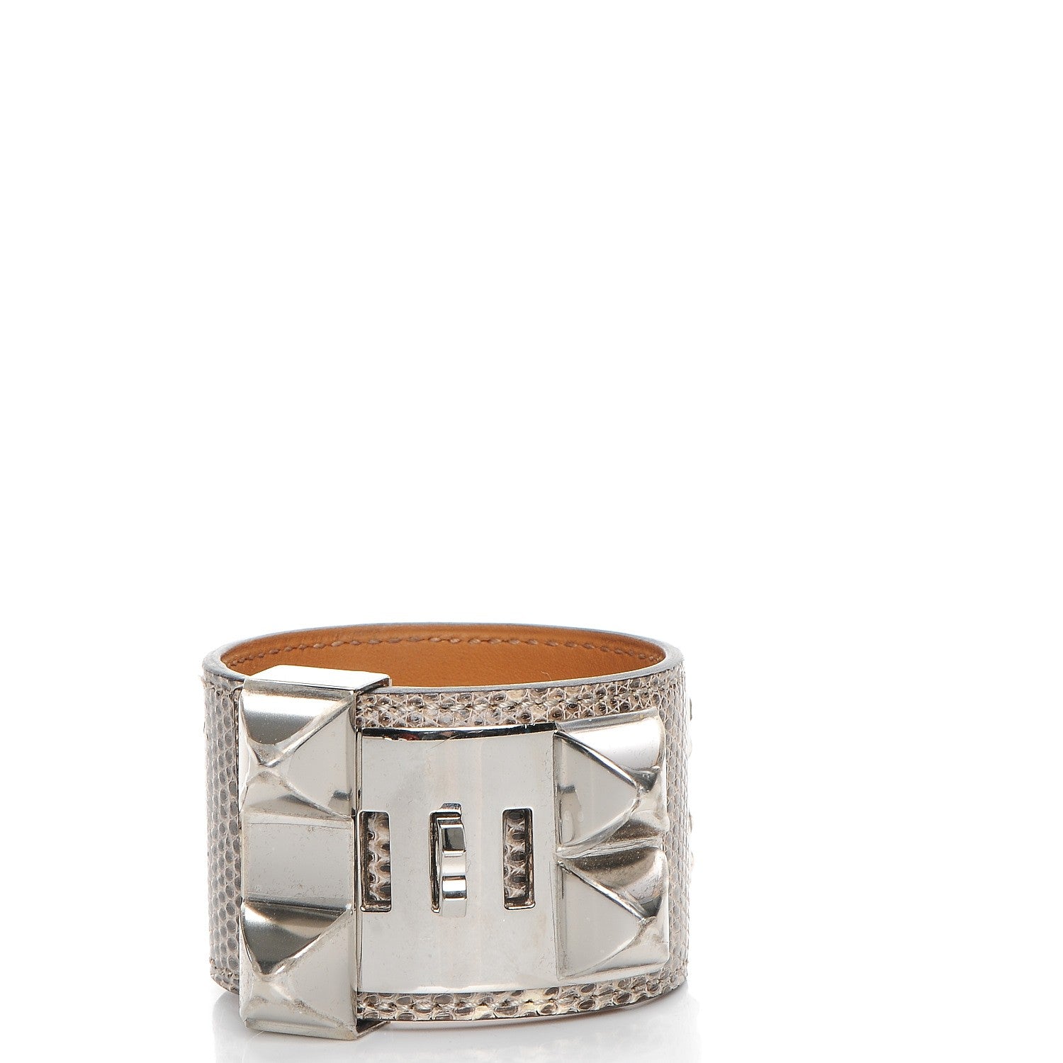Hermes Lizard Collier De Chien CDC Bracelet S Ombre 4 of 9