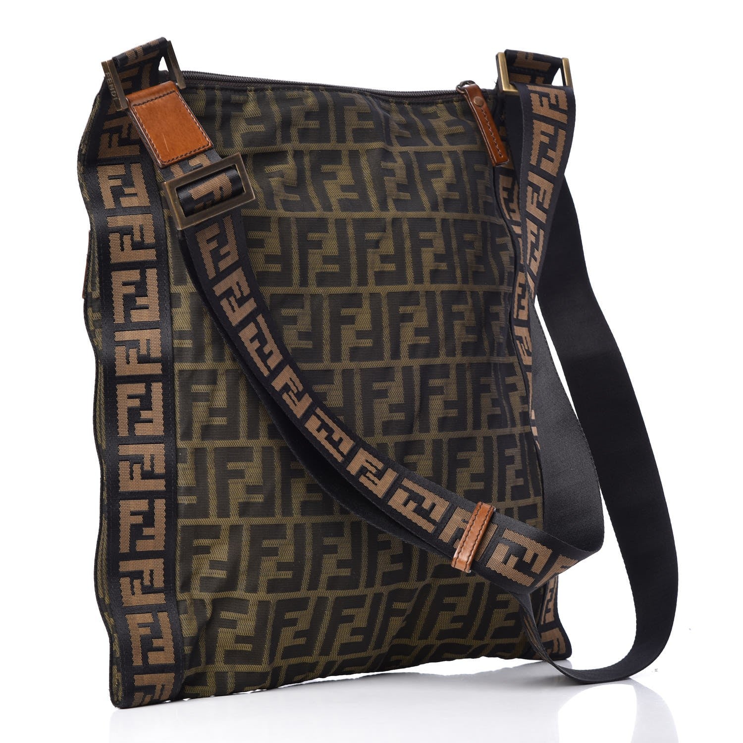 Fendi Zucca Shoulder Bag Tobacco 3 of 8