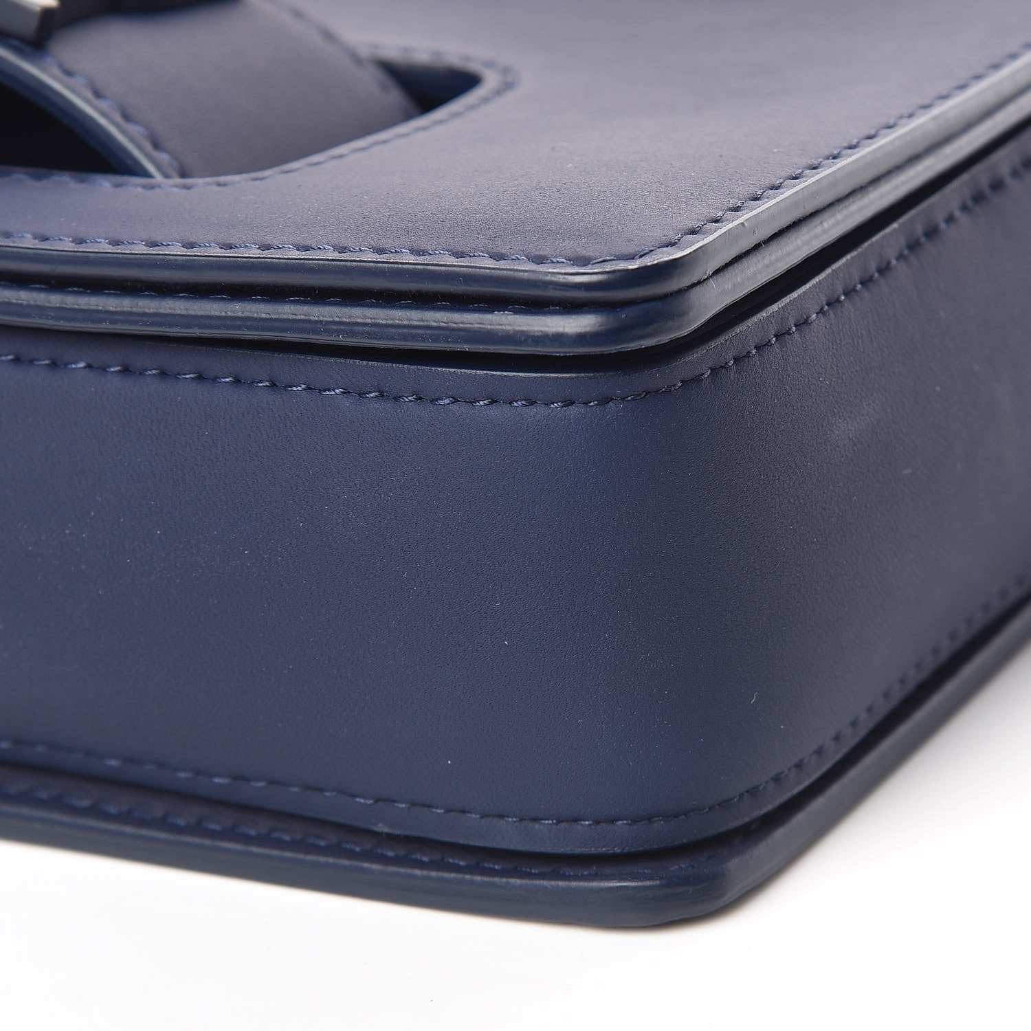 Christian Dior Ultra Matte Calfskin Dio(r)evolution Flap Bag Navy 7 of 12