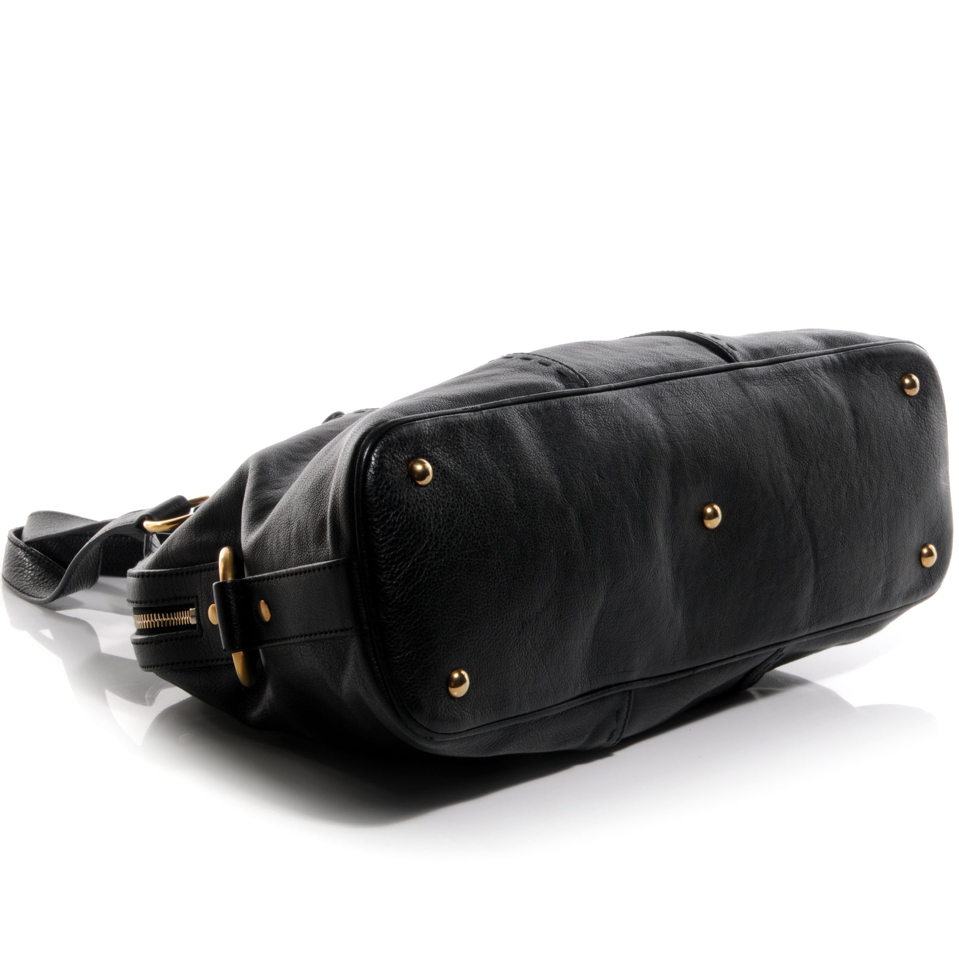 Saint Laurent Leather Large Muse Black 4 of 10
