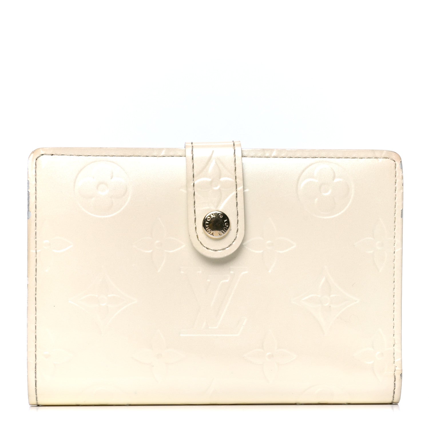 Louis Vuitton Vernis French Purse Wallet Perle 1 of 6