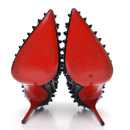 Christian Louboutin Patent Snakilta 120 Booties 37 Black 5 of 8