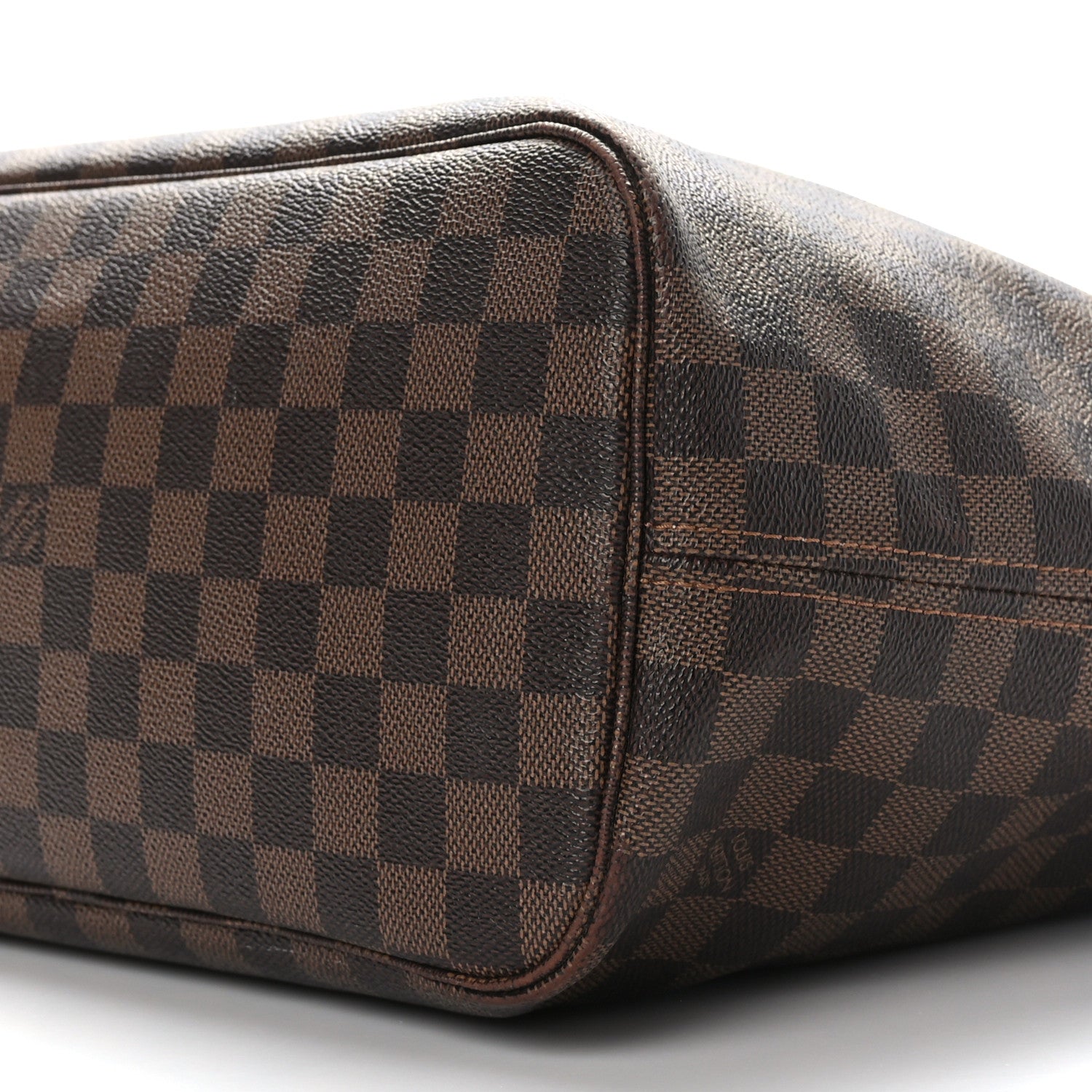 Louis Vuitton Damier Ebene Neo Neverfull MM Rose Ballerine 10 of 11