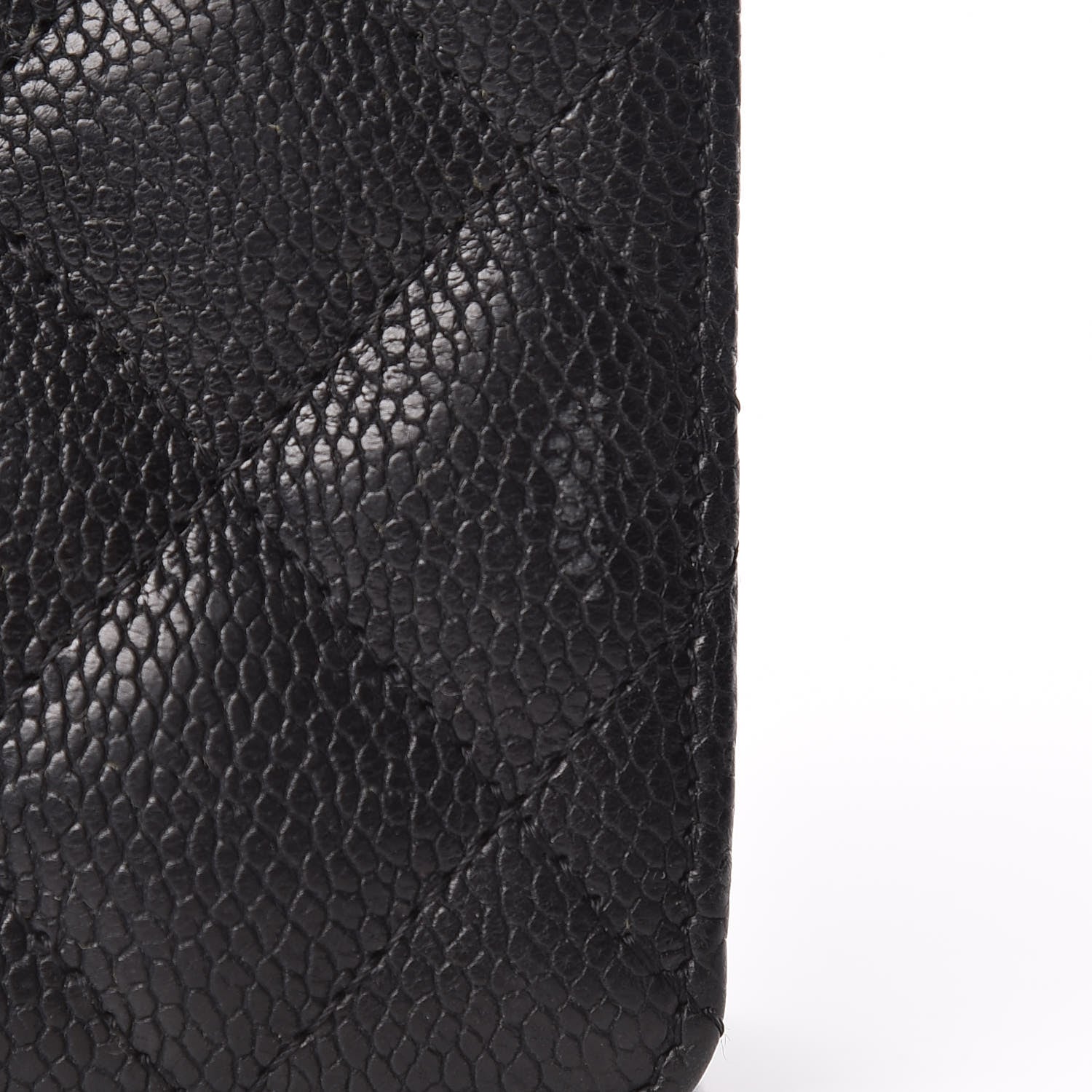 Chanel Caviar Quilted Reissue Yen Wallet Black 9 of 12