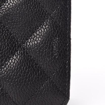 Chanel Caviar Quilted Reissue Yen Wallet Black 9 of 12