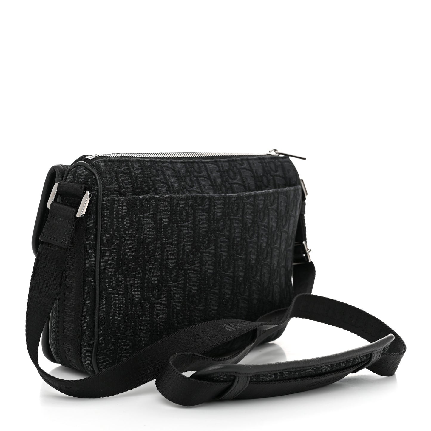 Oblique Jacquard Dior 8 Bag With Strap Black Multicolor
