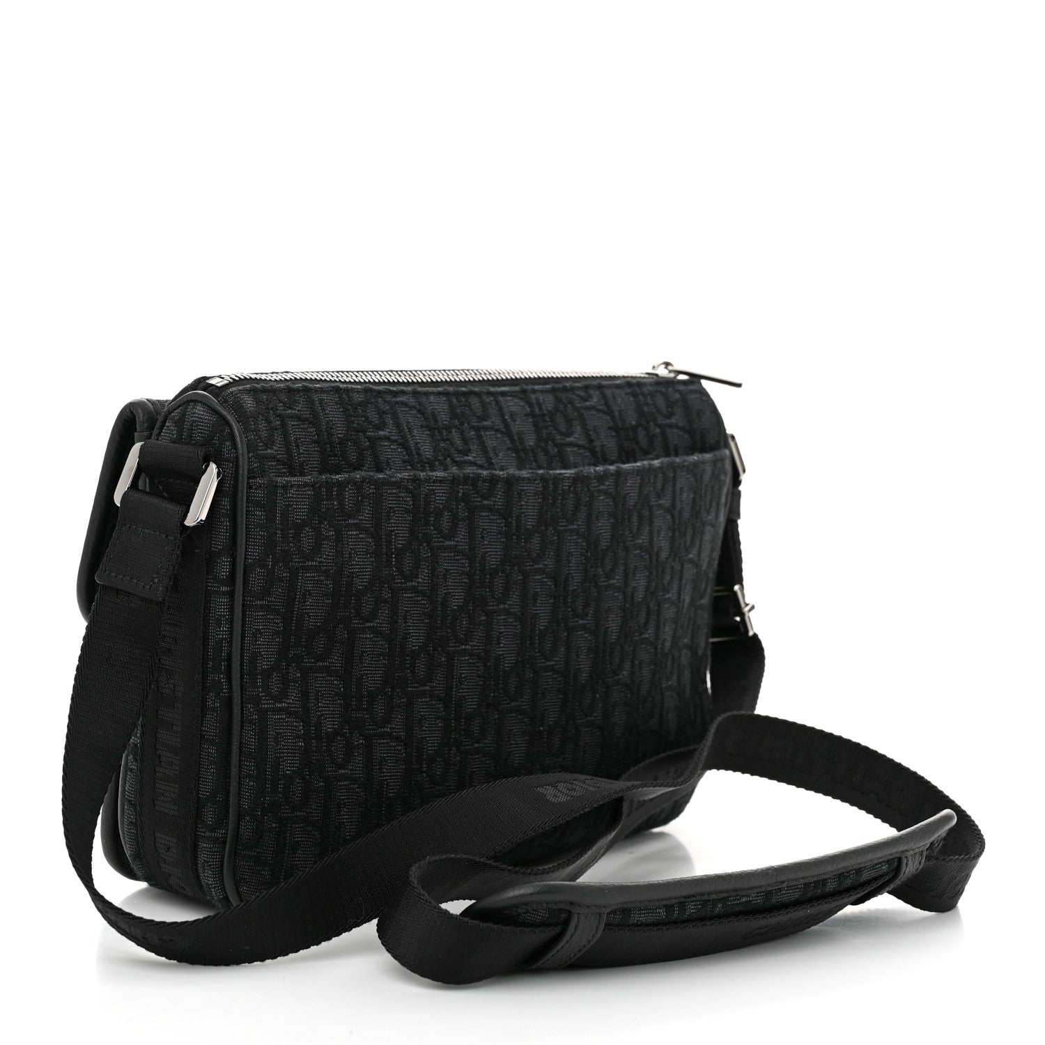 Christian Dior Oblique Jacquard Dior 8 Bag With Strap Black Multicolor 3 of 10