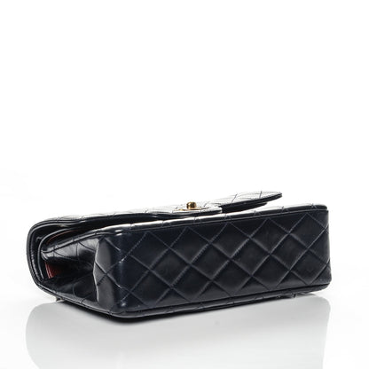Chanel Lambskin Small Double Flap Navy 4 of 8